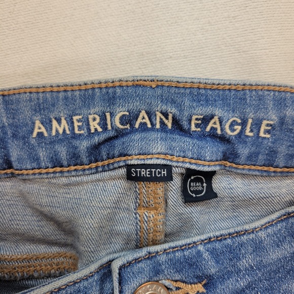 American Eagle Jeans Womens 20 Short Skinny Kick Bootcut High Rise Stretch Denim - Picture 7 of 11